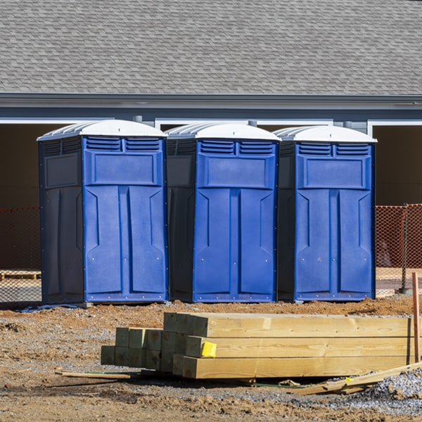 how can i report damages or issues with the porta potties during my rental period in Wardsville